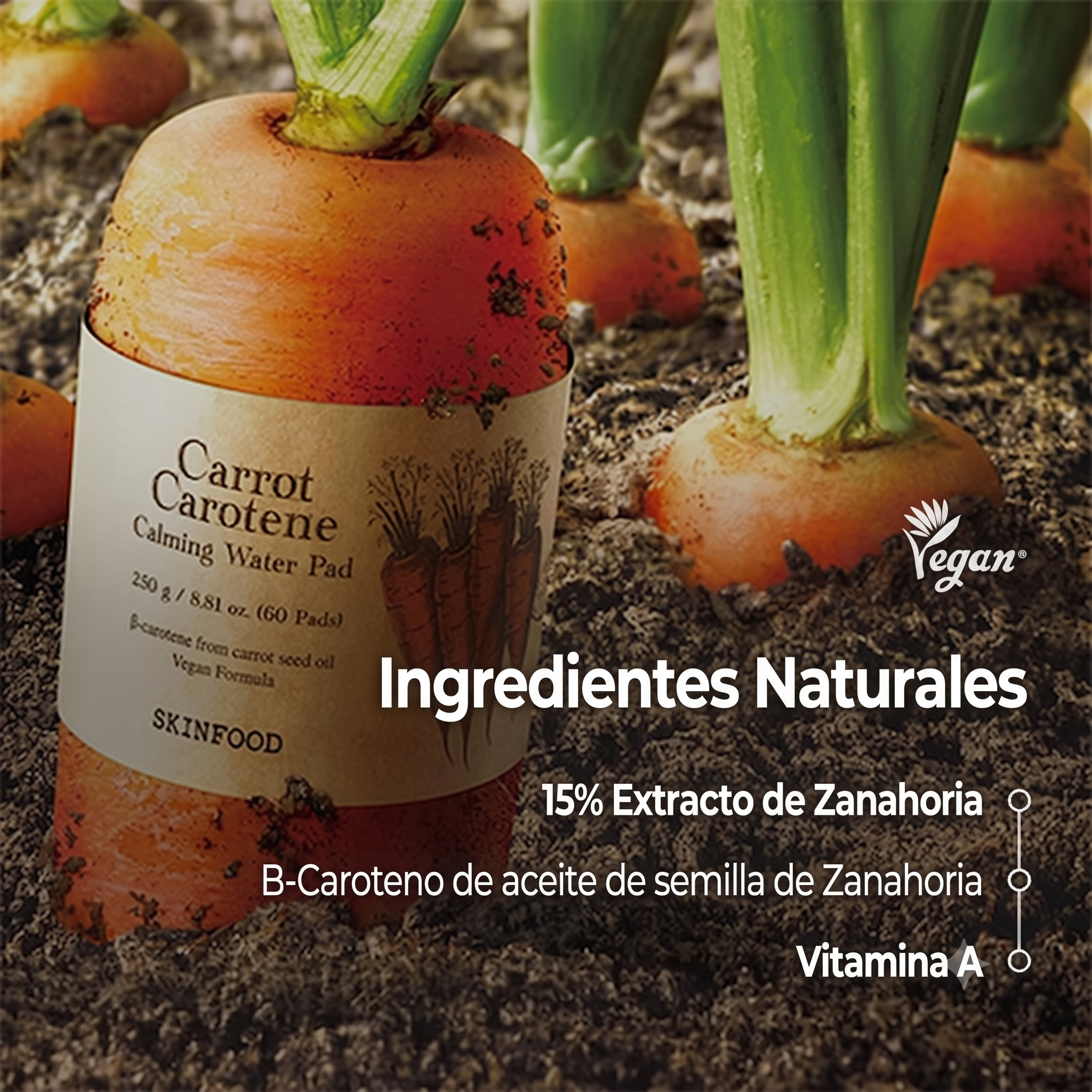 Carrot Carotene Calming Water Pad - SKINFOOD