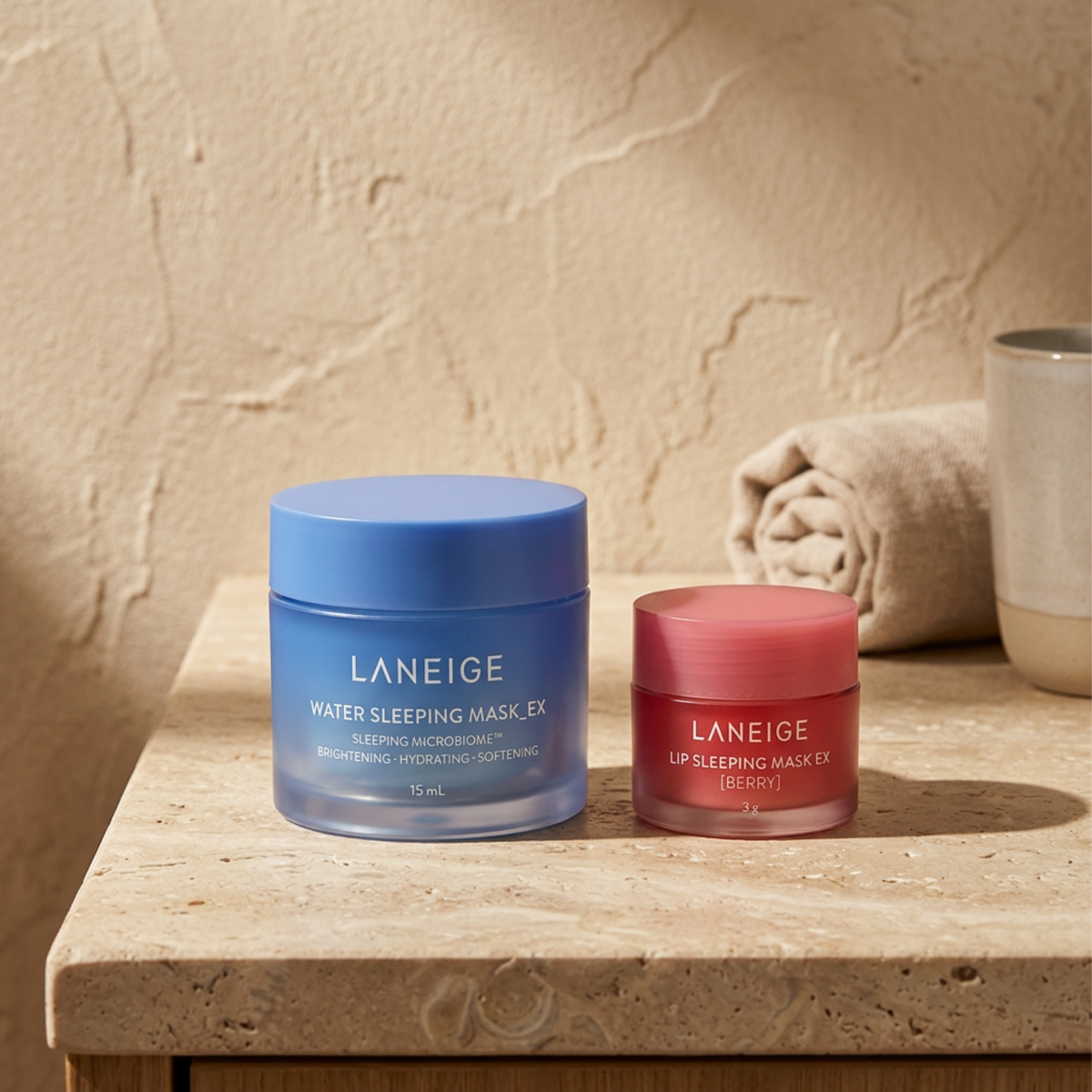 DUO Water Sleeping Mask Mini + Lip Sleeping Mask Mini - LANEIGE